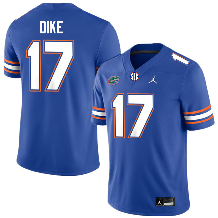 Chimere Dike Florida Jersey,Florida Gators #17 Chimere Dike Jersey Youth Uniforms-Royal